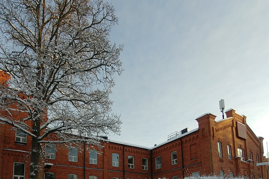 Riihimäen varuskunta-alueen vanhoja rakennuksia. Kuva: Ari Rahikainen