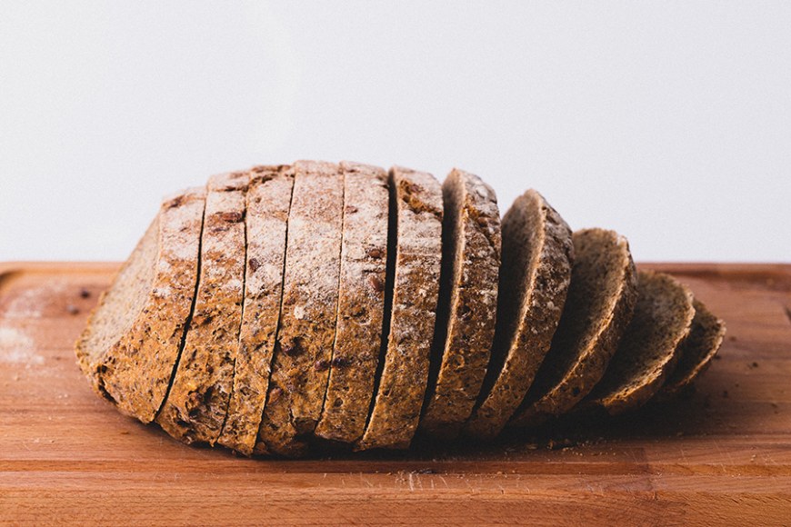 sliced loaf  of bread
