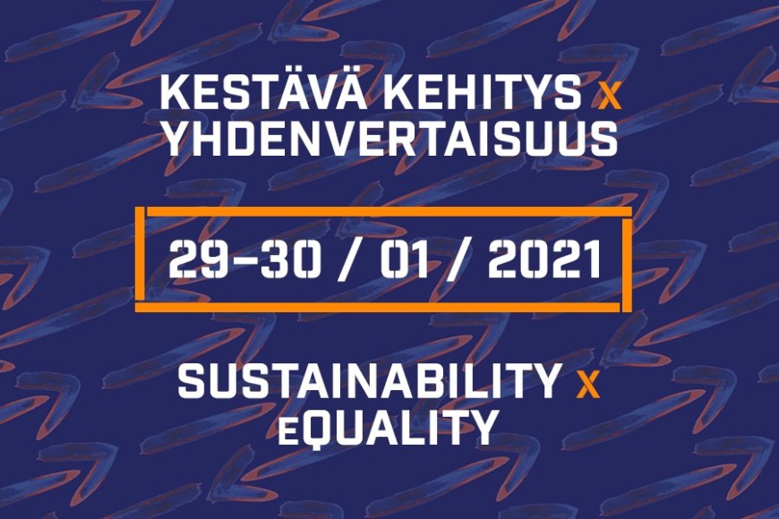 Kestävä kehitys x yhdenvertaisuus tapahtuma 29.-30.1.2021
