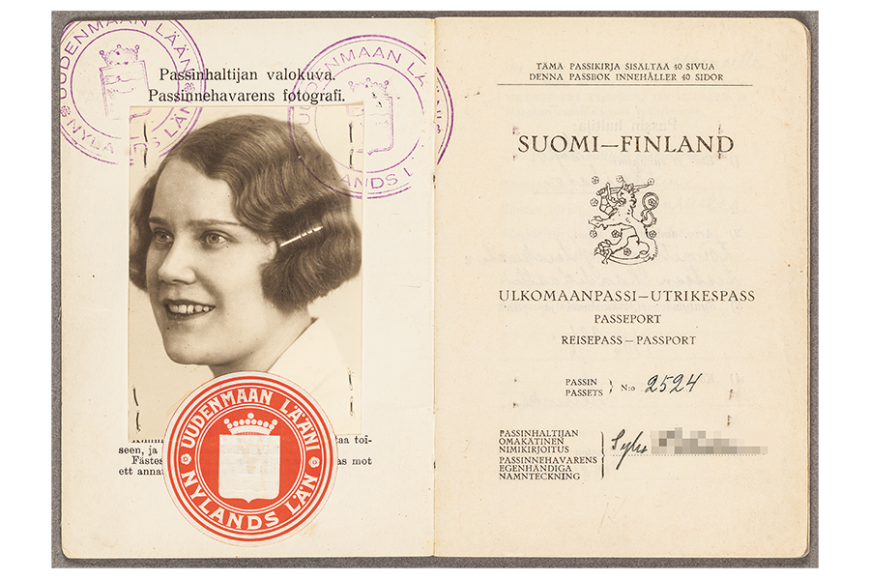 Passi vuodelta 1937