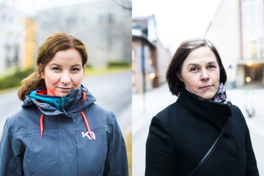 Kirsi Peltonen ja Noora Ellonen/ Kuva: Jonne Renvall