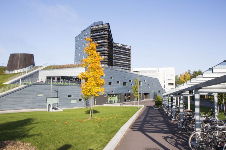 The Kampusareena building on the Hervanta campus of the Tampere Universities community