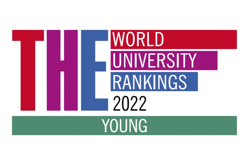THE logossa teksti World University Rankings 2022.