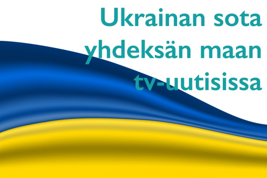 Ukrainan sota yhdeksän maan tv-uutisissa