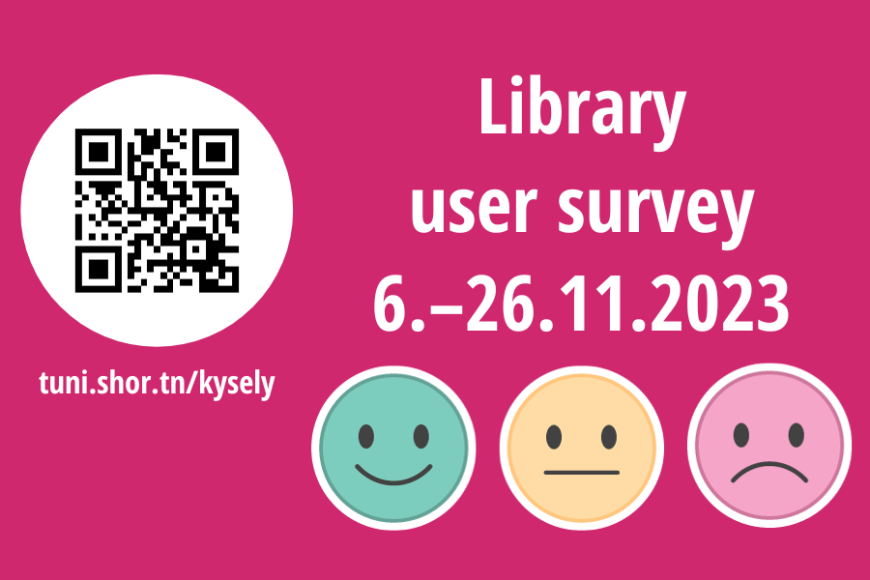 Library user survey 6.–26.11.2023.