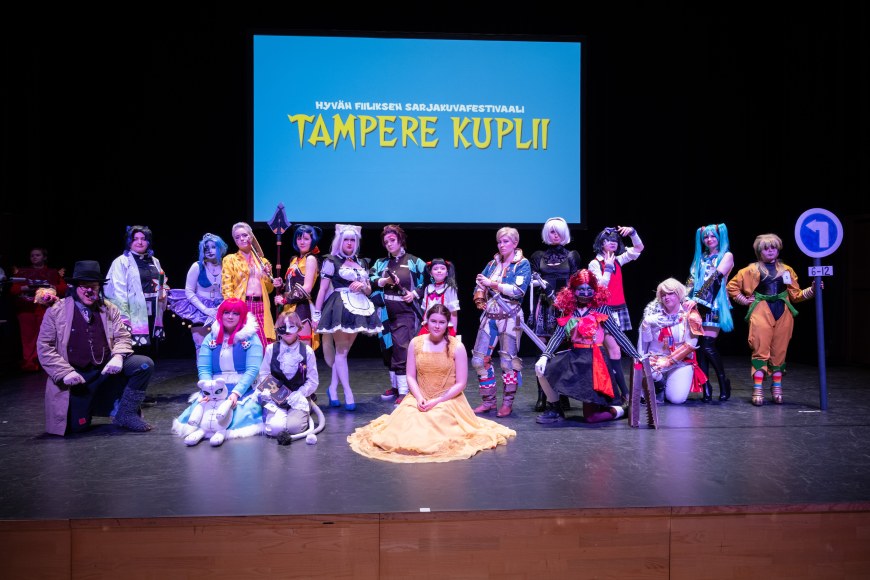 Tamere Kuplii -festivaalin cosplaykisan voittajat