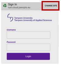 Panopto Sign-in