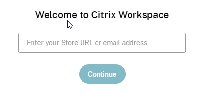 Welcome to Citrix Workspace