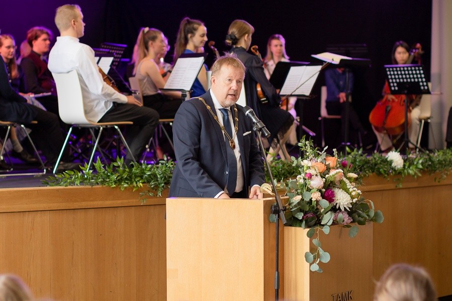 TAMK valmistumisjuhlat 27.5.2022, rehtori Tapio Kujalan puhe.
