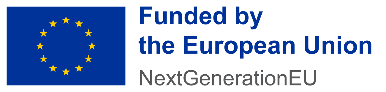 Funded by the European Union – NextGenerationEU logo