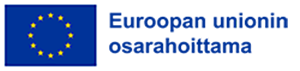 EU-lippu ja teksti Europan unionin osarahoittama