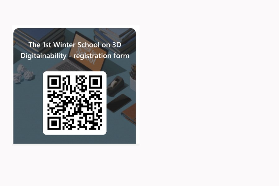 Winter School on 3D Digitainability QR