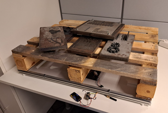 Pallet weight measurement