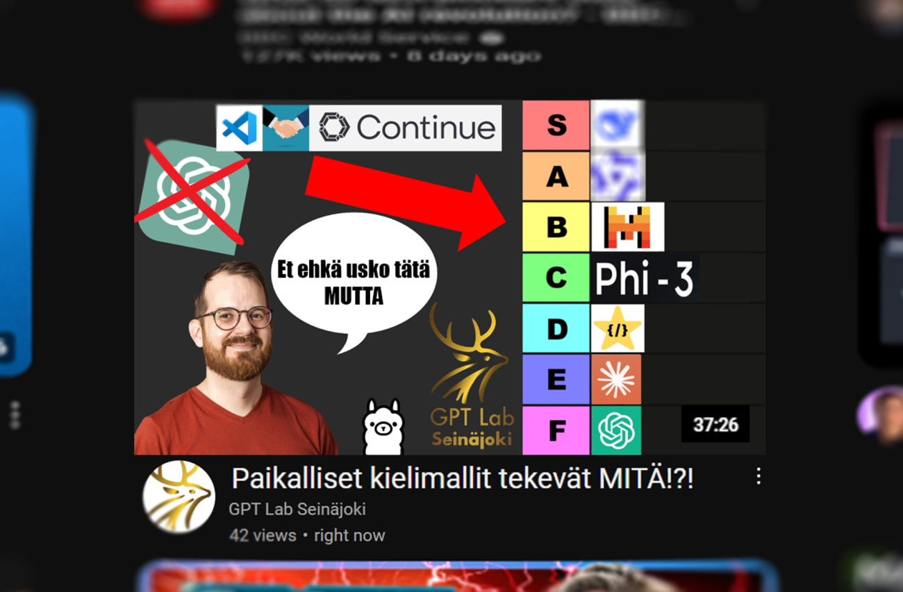 Paikalliset Koodaavat Kielimallit -mainoskuva