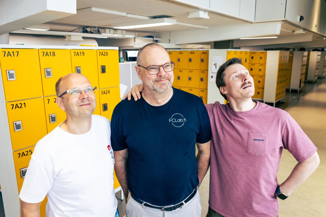 Mikko Horila, Tuomo Tammi ja Janne Nissinen.