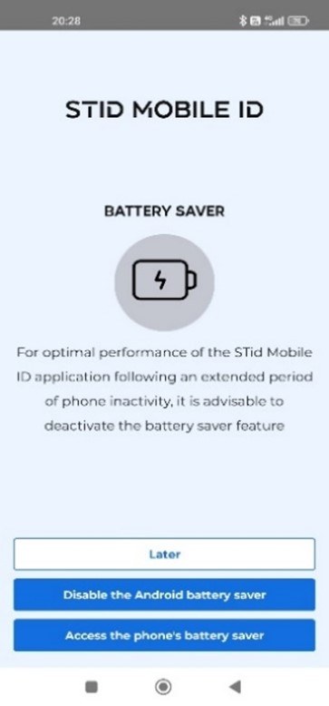 Kuva 10. Kyseisessä kohdassa valitaan akun virransäästöasetukset sovellukseen liittyen. Paras toimivuus saavutetaan kun virranssätöä ei pidetä päällä. Tällöin akku kuitenkin tyhjenee nopeammin.