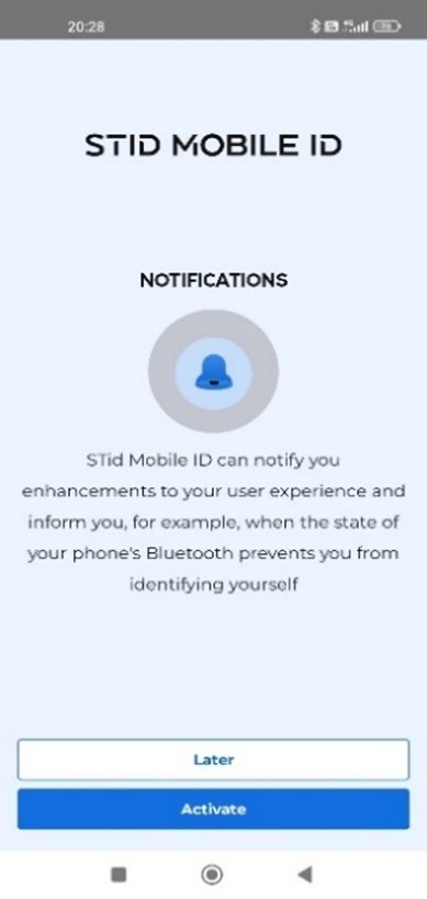 Kuva 11. Valikossa voidaan valita sallitaanko sovelluksen lähettää ilmoituksia. Asetuksia voi myöhemmin muuttaa (Kuva 1/2)