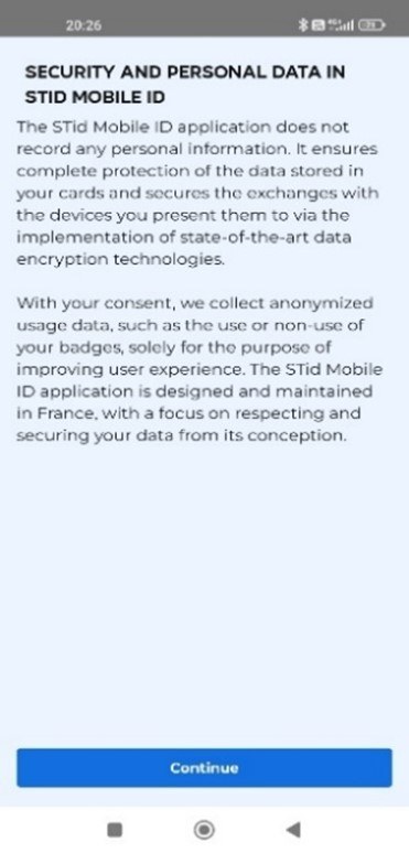 Infosivu josta jatketaan eteenpäin.