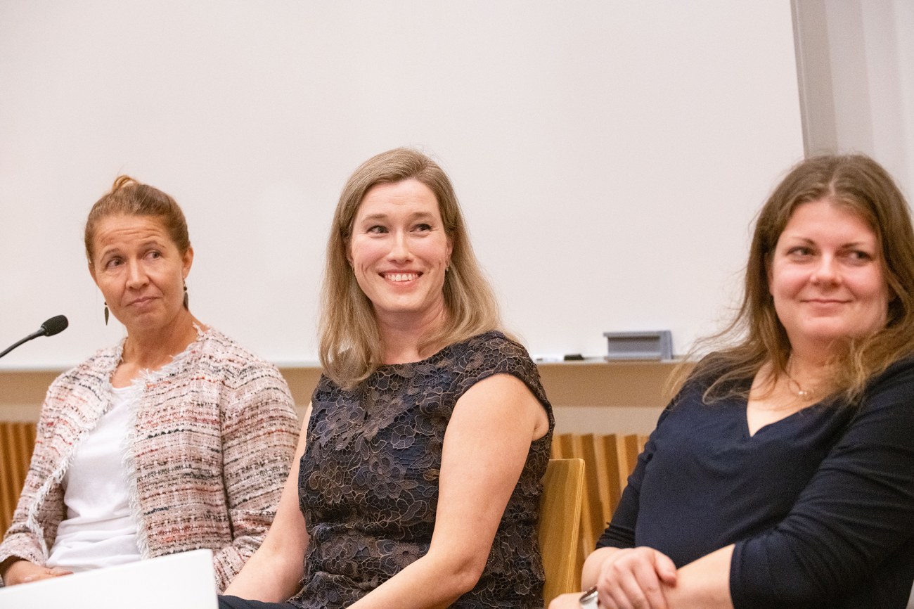 Kolme paikallislehtien päätoimittajaa, Linnikko, Aho ja Pirilä-Porvali.