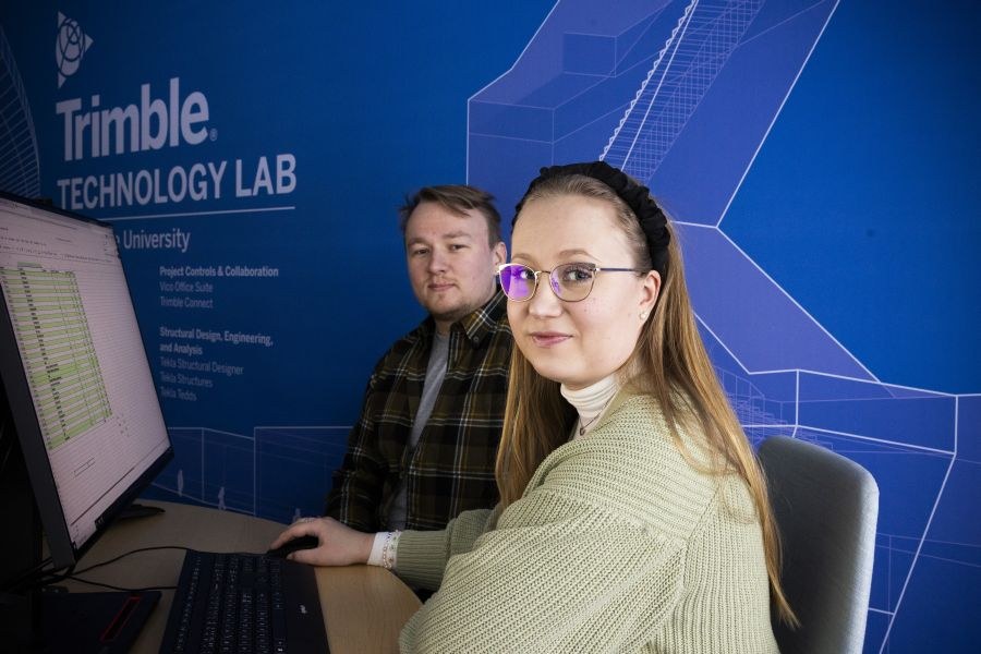 Students of Civil Engineering Kantola ja Heino.