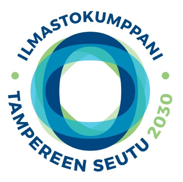 Tampereen seudun ilmastokumppani -verkoston logo.