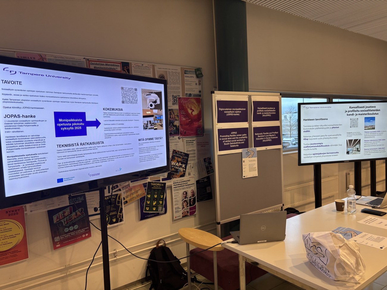 Pedagogisen seminaarin JOPAS-posteri