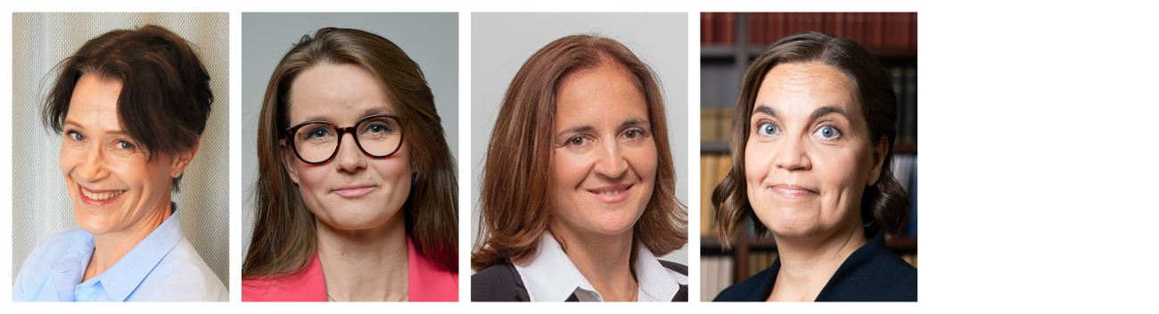 Photos of invited speakers: Pia Karumaa, Maija Liiri, Ekaterina Pogosova and Heidi Kuusniemi