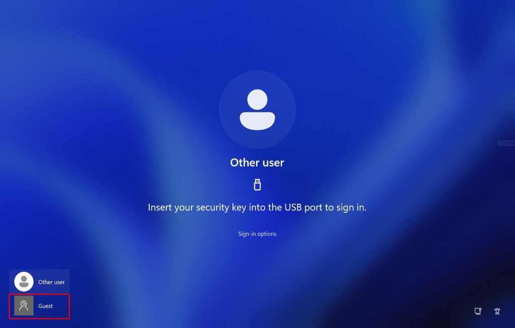 The login screen on classroom and student computer‑lab computers.