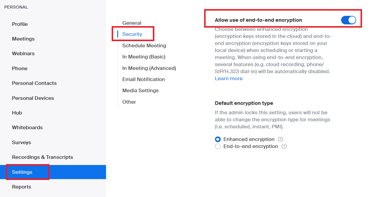 Zoom end-to-end encryption