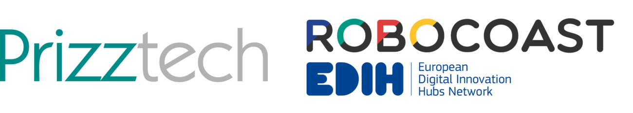 Prizztech ja Robocoast EDIH -logot