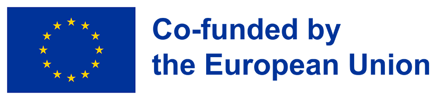 Co-funded by the EU logo with EU flag.