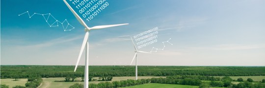 Wind turbine with code