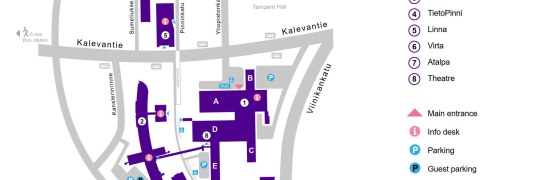 City centre campus map