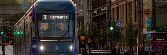 The tram is now taking you to three campuses